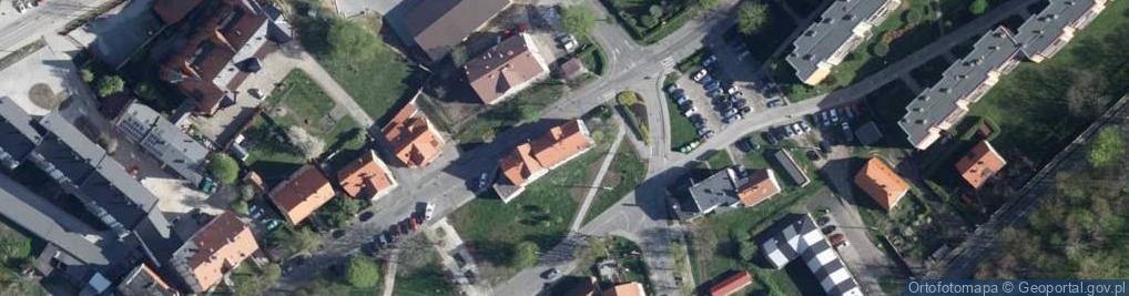 Zdjęcie satelitarne Zakład krawiecki
