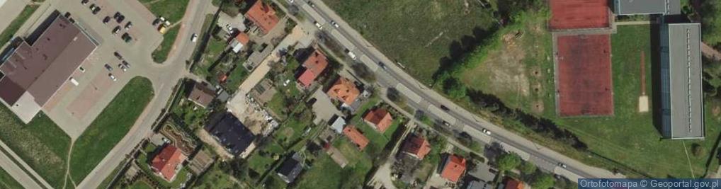 Zdjęcie satelitarne Zakład Krawiecko - Usługowy Aneta Jazienicka