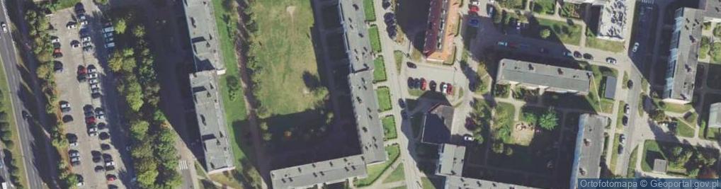 Zdjęcie satelitarne Zakład Usługowo Krawiecki Krajewska Grażyna