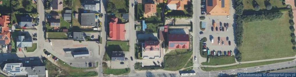 Zdjęcie satelitarne DMS Uługi Pogrzebowo-Cmentarne Maciej Zakrzewski