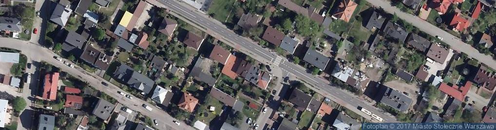 Zdjęcie satelitarne Dom Pogrzebowy Rembertów Zakład Usług Pogrzebowych w Rembertowie