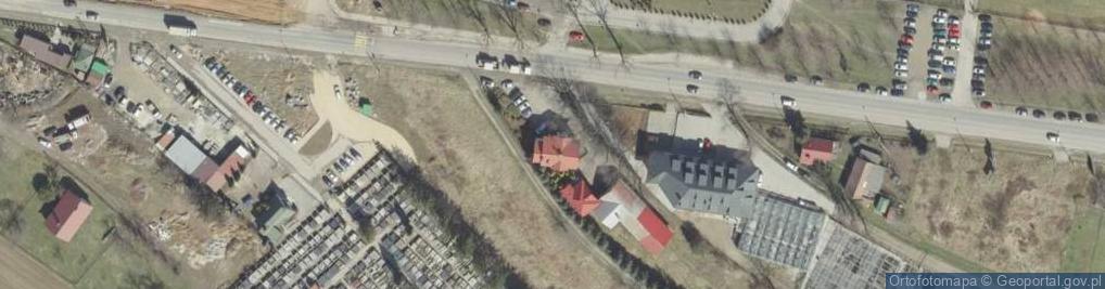 Zdjęcie satelitarne Jasica - Dom pogrzebowy