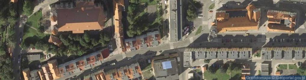 Zdjęcie satelitarne Kompleksowe Usługi Pogrzebowe Saja Nowak Sebastian i Obłąk Andrzej