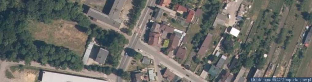 Zdjęcie satelitarne Krawczyk. Usługi pogrzebowe