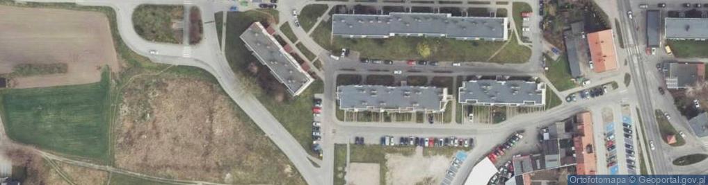 Zdjęcie satelitarne Leszczyńskie Centrum Pogrzebowe Raj