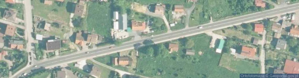 Zdjęcie satelitarne ZADORA. Zakład Pogrzebowy Kalwaria Zebrzydowska