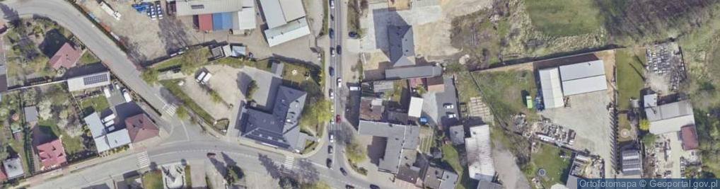 Zdjęcie satelitarne Blansi Meble