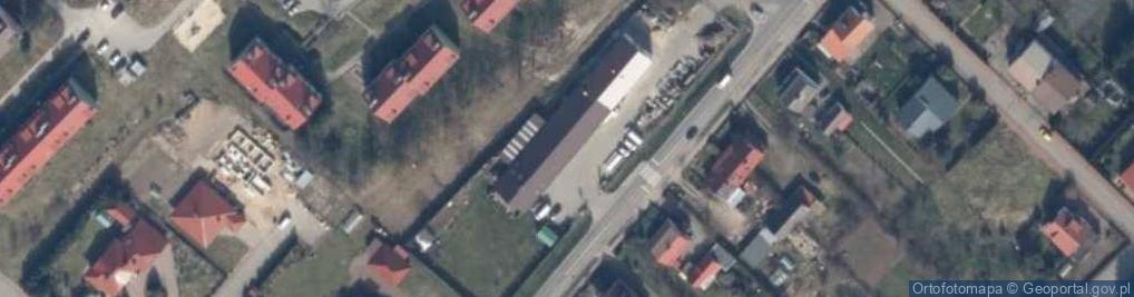 Zdjęcie satelitarne Oknomax. Fabryka okien PCV. Szcześniak M. Okna. drzwi. Bramy. R