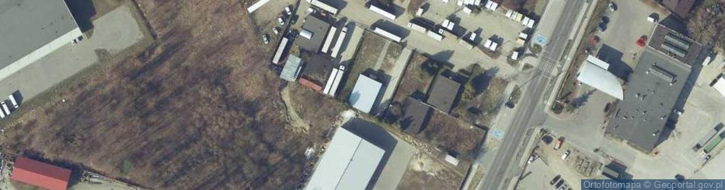 Zdjęcie satelitarne Usługi Szklarskie Mat Glass