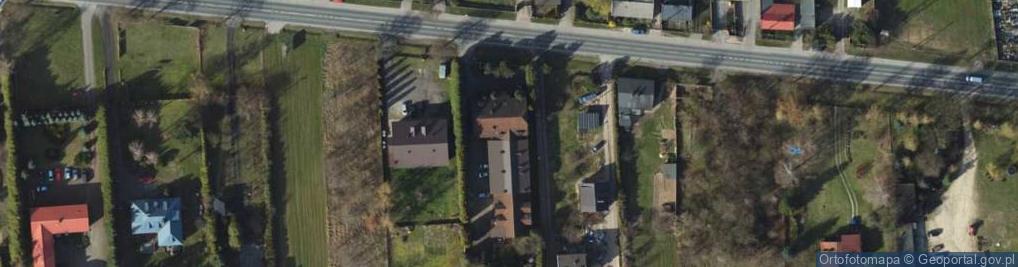 Zdjęcie satelitarne ZUS Biuro Terenowe w Brzezinach (podlega pod: ZUS I Oddział w Łodzi)