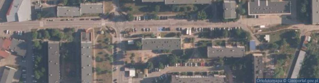 Zdjęcie satelitarne ZUS Biuro Terenowe w Wieruszowie (podlega pod: ZUS II Oddział w Łodzi)