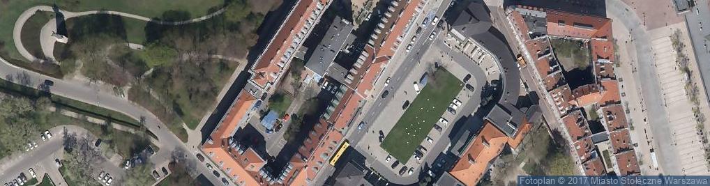 Zdjęcie satelitarne ZUS I Oddział w Warszawie