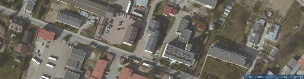 Zdjęcie satelitarne ZUS Inspektorat w Brzozowie (podlega pod: ZUS Oddział w Jaśle)
