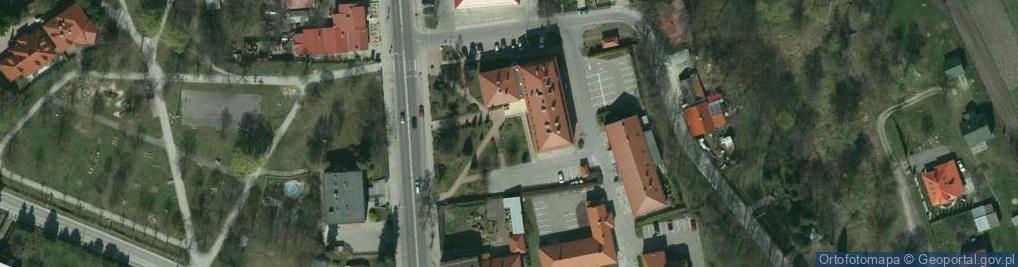 Zdjęcie satelitarne ZUS Inspektorat w Leżajsku (podlega pod: ZUS Oddział w Rzeszowie)