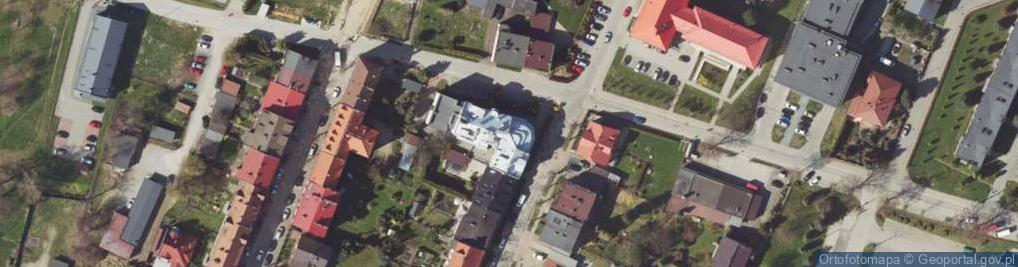 Zdjęcie satelitarne ZUS Inspektorat w Oświęcimiu (podlega pod: ZUS Oddział w Chrzanowie)
