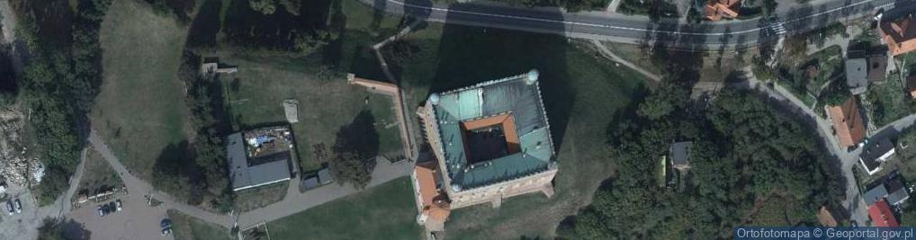 Zdjęcie satelitarne Zamek w Golubiu-Dobrzyniu