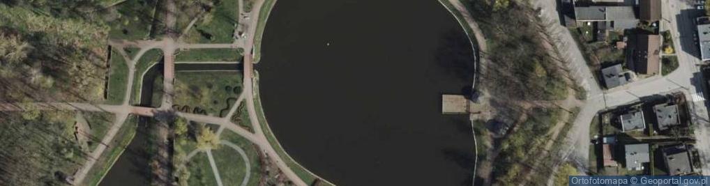Zdjęcie satelitarne Jezioro Zakonne