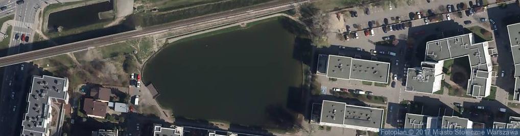 Zdjęcie satelitarne staw Jeziorzec
