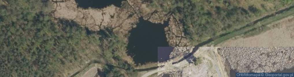 Zdjęcie satelitarne staw Kępik