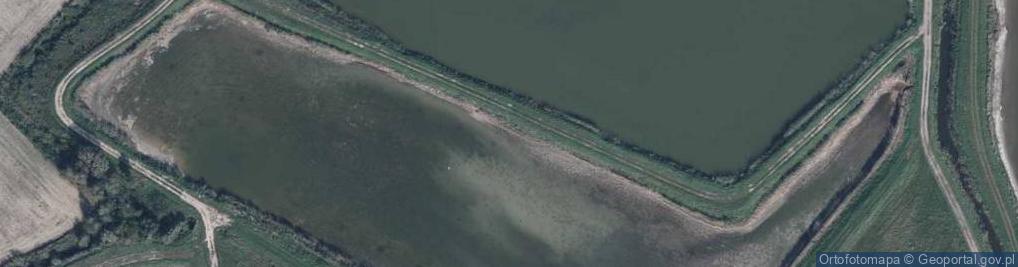 Zdjęcie satelitarne staw Kiszka