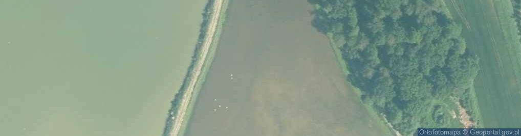 Zdjęcie satelitarne staw Zieleńszczak