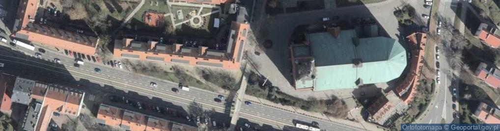 Zdjęcie satelitarne 0910 Bazylika archikatedralna św Jakuba Szczecin 4