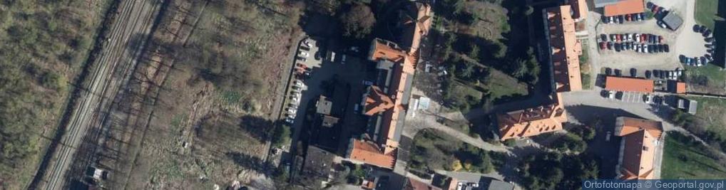 Zdjęcie satelitarne Administracja szpitala w Kłodzku