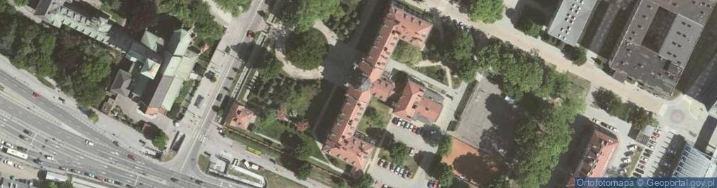 Zdjęcie satelitarne Akademia Ekonomiczna w Krakowie Main building 04