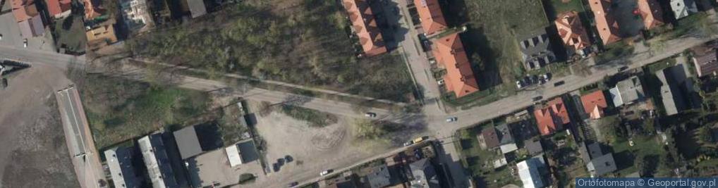 Zdjęcie satelitarne Alnus glutinosa Ząbki
