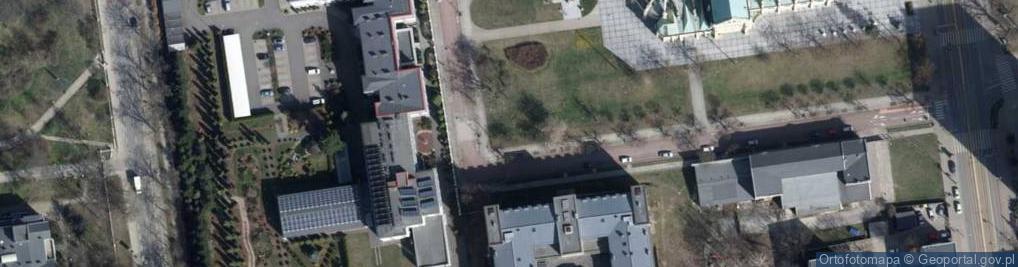 Zdjęcie satelitarne Archikatedra św. Stanisława Kostki Łódź