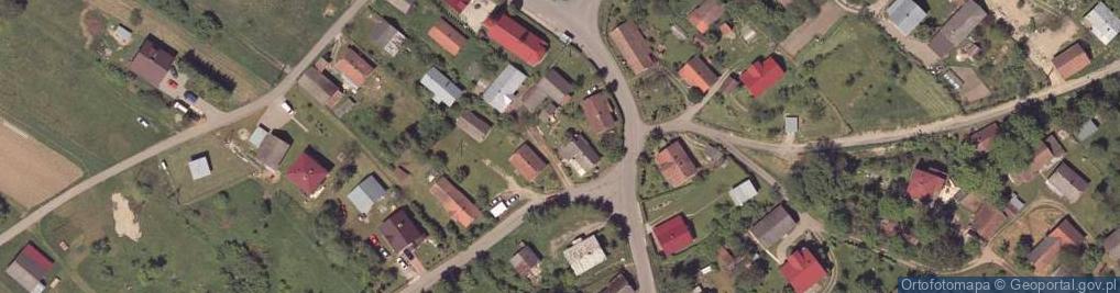 Zdjęcie satelitarne Bażanówka - dwór Daniela i Marii z domu Ostaszewskiej Laskowskch