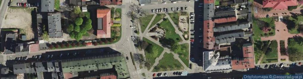 Zdjęcie satelitarne Będzin - Pomnik