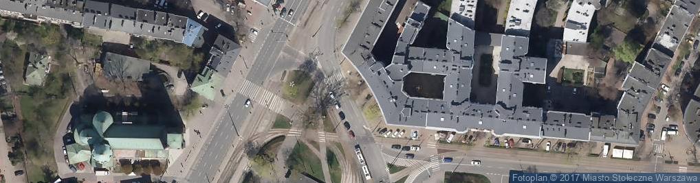 Zdjęcie satelitarne Biblioteka ochota narutowicza