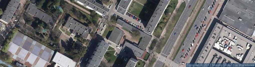 Zdjęcie satelitarne Biblioteka ochota skarżyńskiego