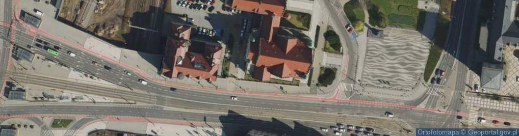 Zdjęcie satelitarne Biblioteka UAM Poznan