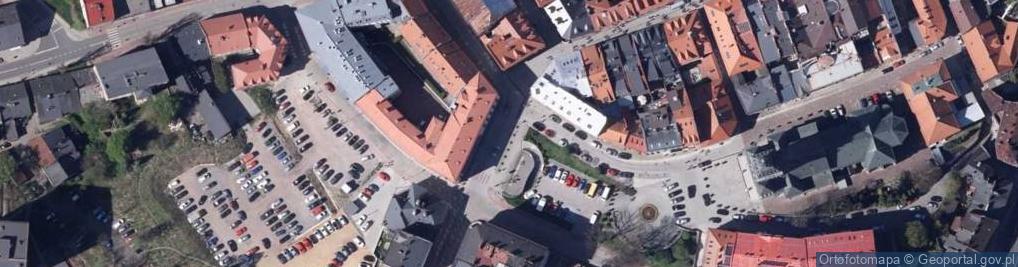 Zdjęcie satelitarne Bielsko-Biała.Cieszyńska street