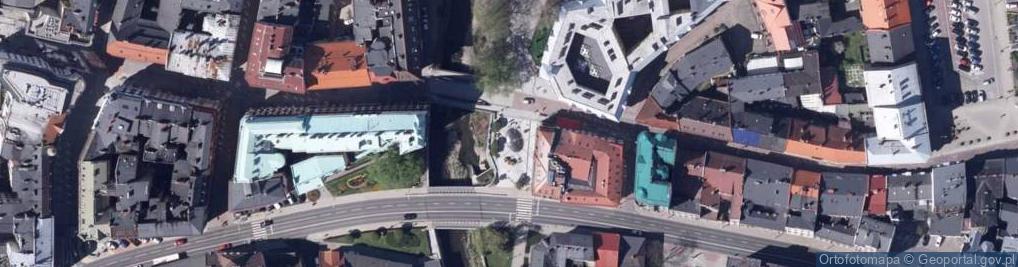 Zdjęcie satelitarne Bielsko-Biała, kamienica Burdy 2