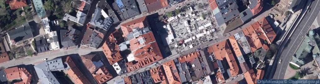 Zdjęcie satelitarne Bielsko-Biała.Rynek-Podcienia