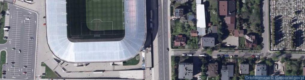 Zdjęcie satelitarne Bielsko-Biała, Stadion Miejski, rebuilding, July 2009