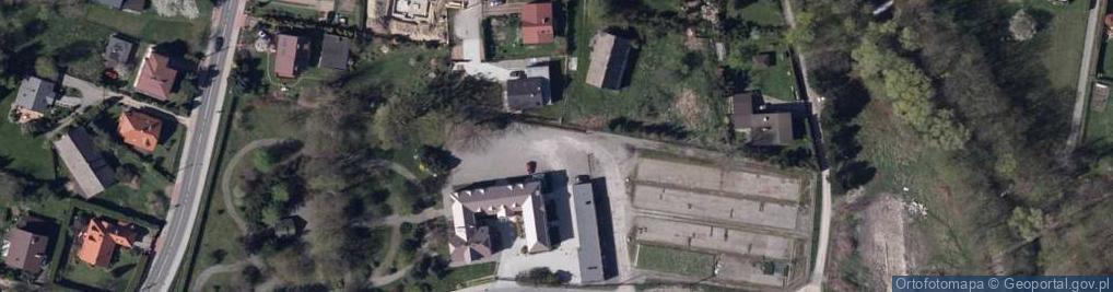 Zdjęcie satelitarne Bielsko-Biała, Wapienica, osiedle willowe