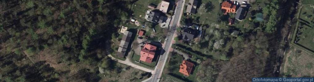 Zdjęcie satelitarne Bielsko-Biała Wapienica, willa Klimczokówka