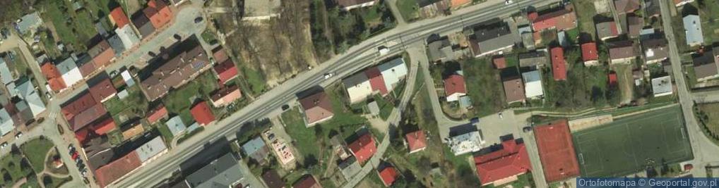 Zdjęcie satelitarne Bobowa - dworek Długoszewskich