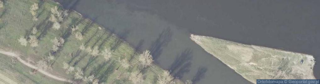 Zdjęcie satelitarne Bobr river winter 03
