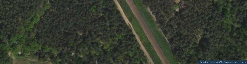 Zdjęcie satelitarne Boronów Doły most kolejowy 2009 p
