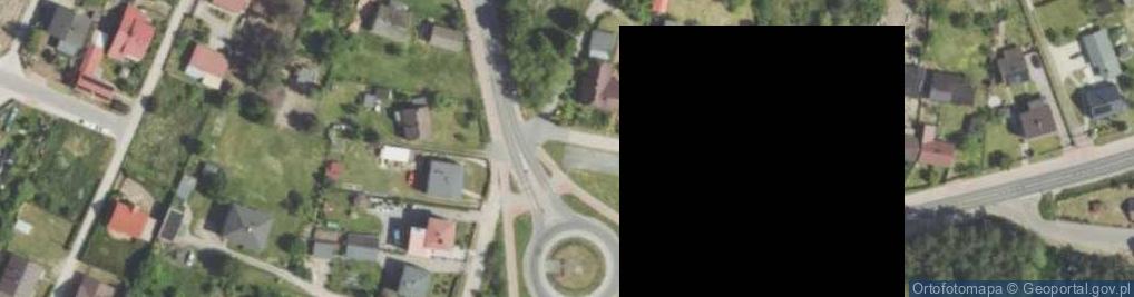 Zdjęcie satelitarne Boronów Dwór widok