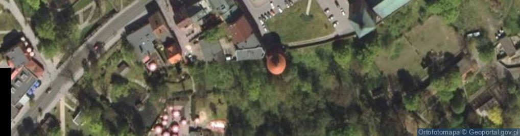 Zdjęcie satelitarne Braniewo baszta