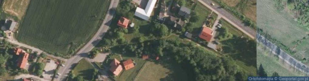 Zdjęcie satelitarne Brenna2 kapliczka