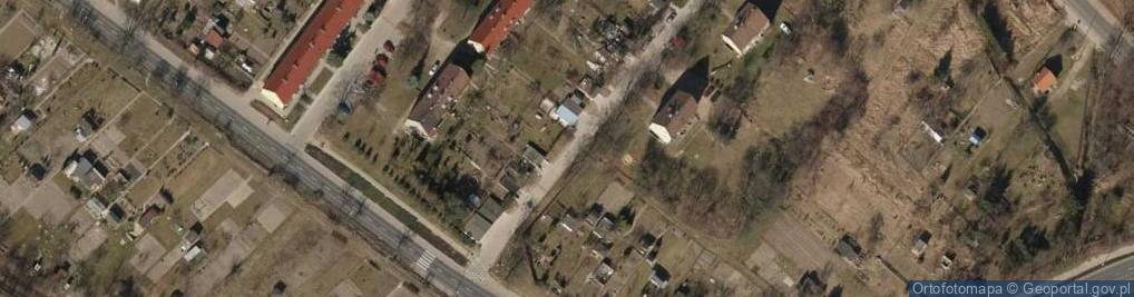 Zdjęcie satelitarne BrzegDolny-prom