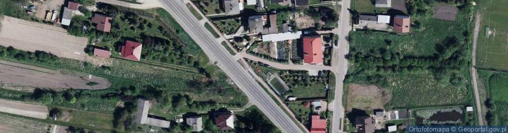 Zdjęcie satelitarne Brzozowa gać