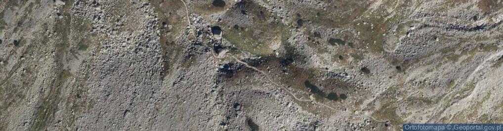 Zdjęcie satelitarne Buczynowe Turnie z Doliny Pańszczycy